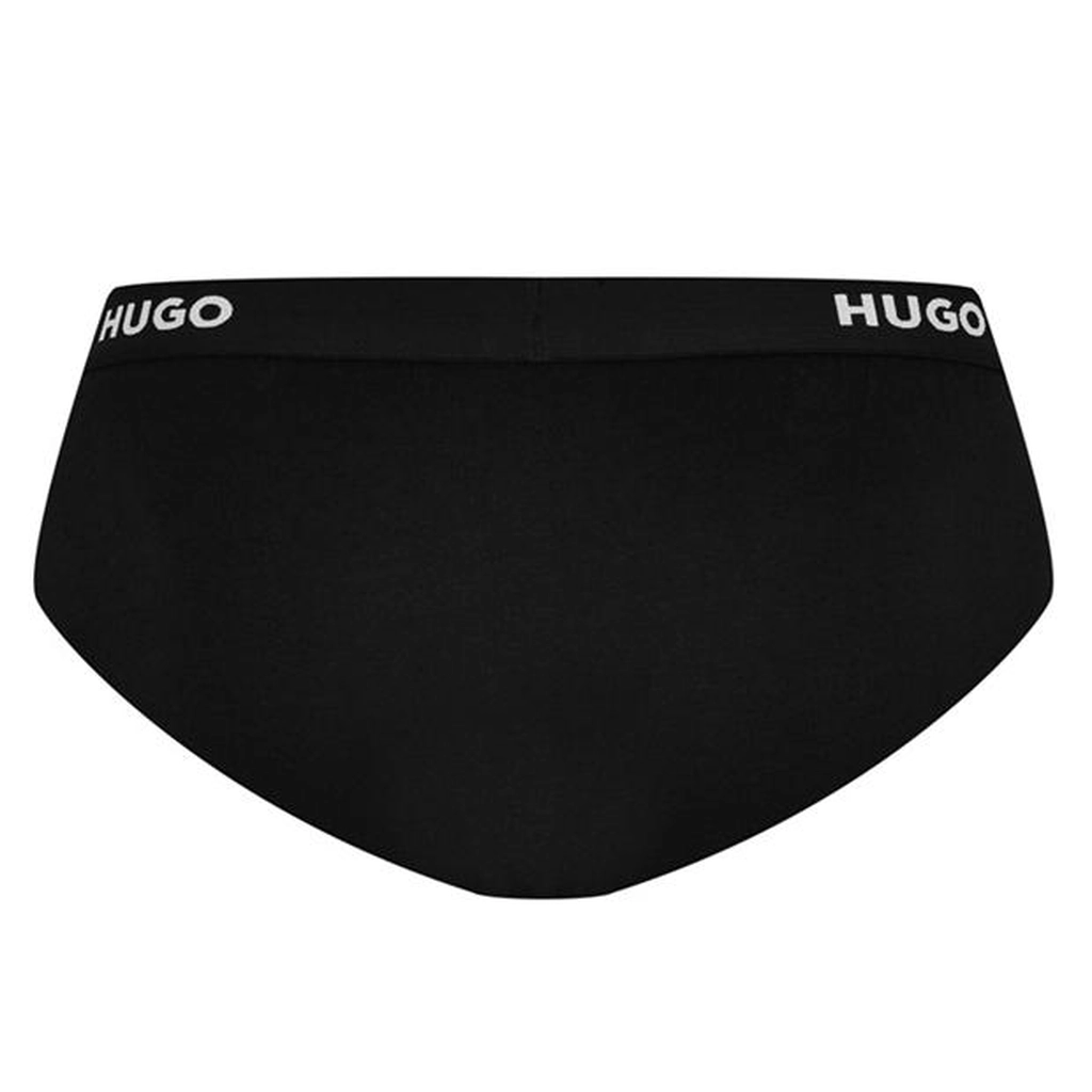 Hugo Hip Briefs 3 Pack - Black